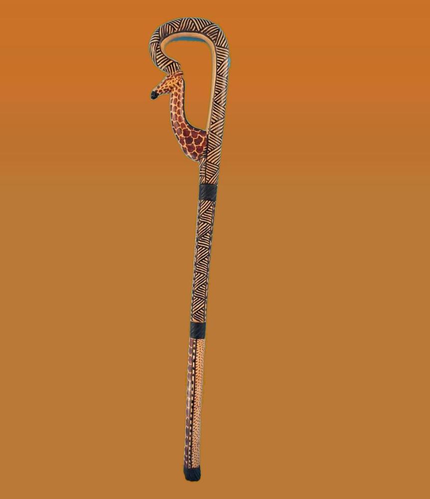 Canne avec tête de girafe